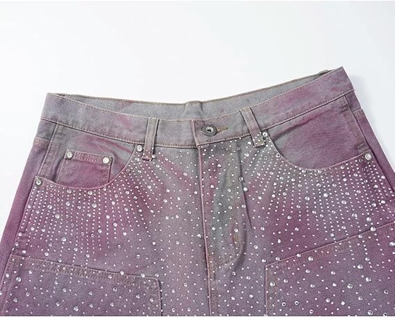 SUGAR RUSH - WIDE LEG DENIM SHORTS