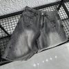 NOIR EXIT - SHORTS RHINESTONE DENIM