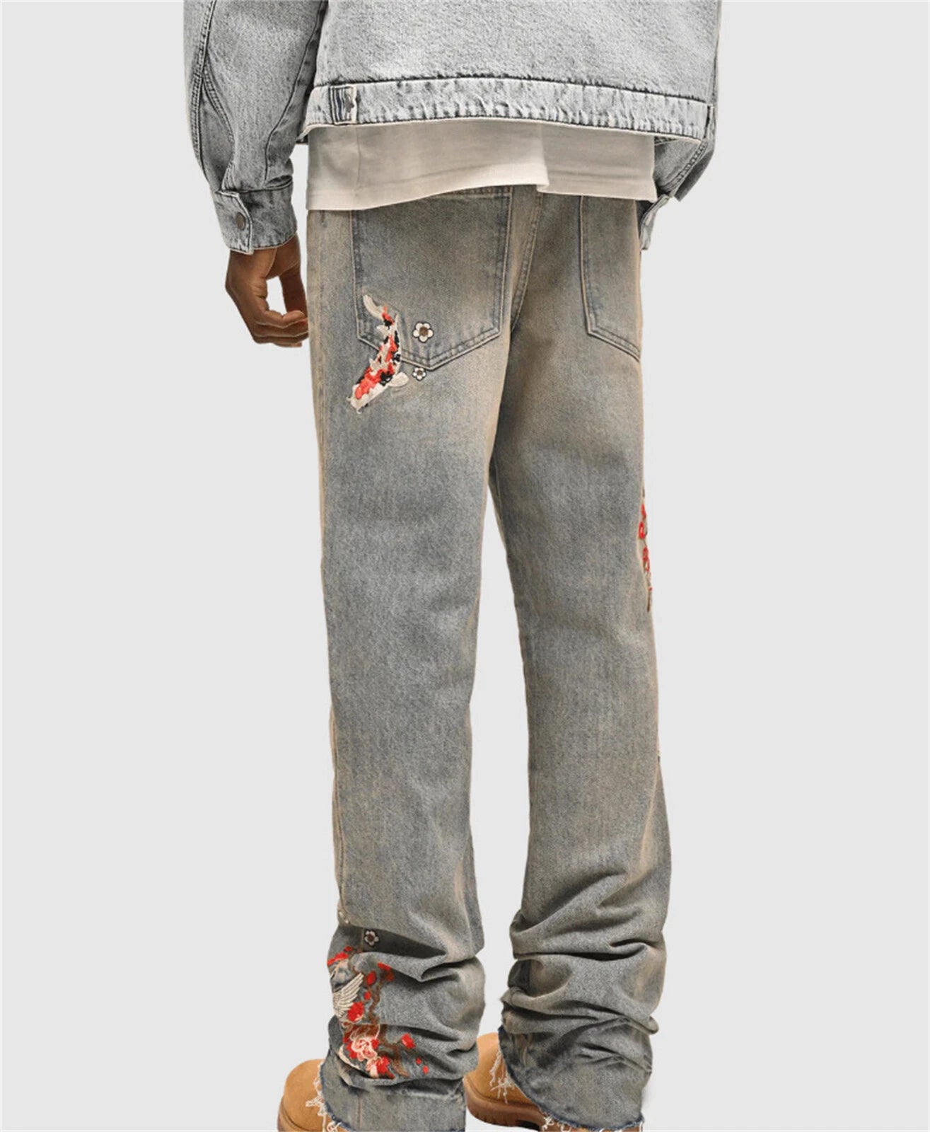 JAPANSE GARDEN JEANS - Straight Fit