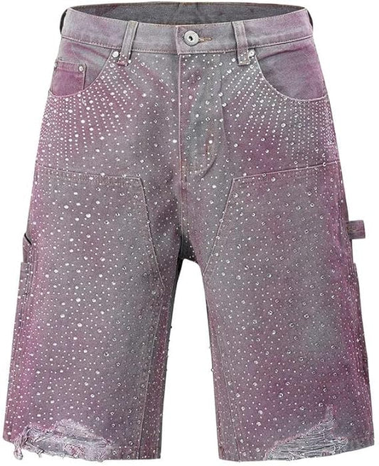 SUGAR RUSH - WIDE LEG DENIM SHORTS