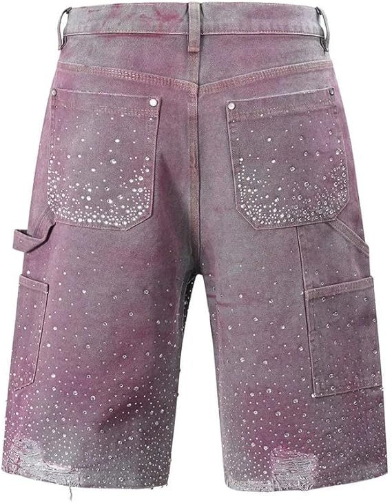 SUGAR RUSH - WIDE LEG DENIM SHORTS