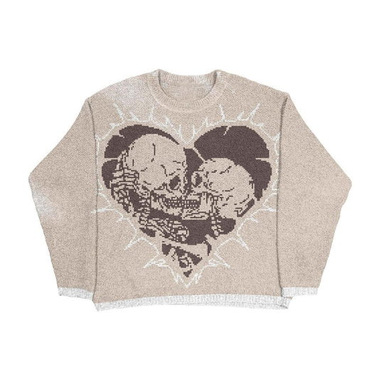 Skeleton heart - Knit sweater