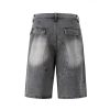 NOIR EXIT - SHORTS RHINESTONE DENIM